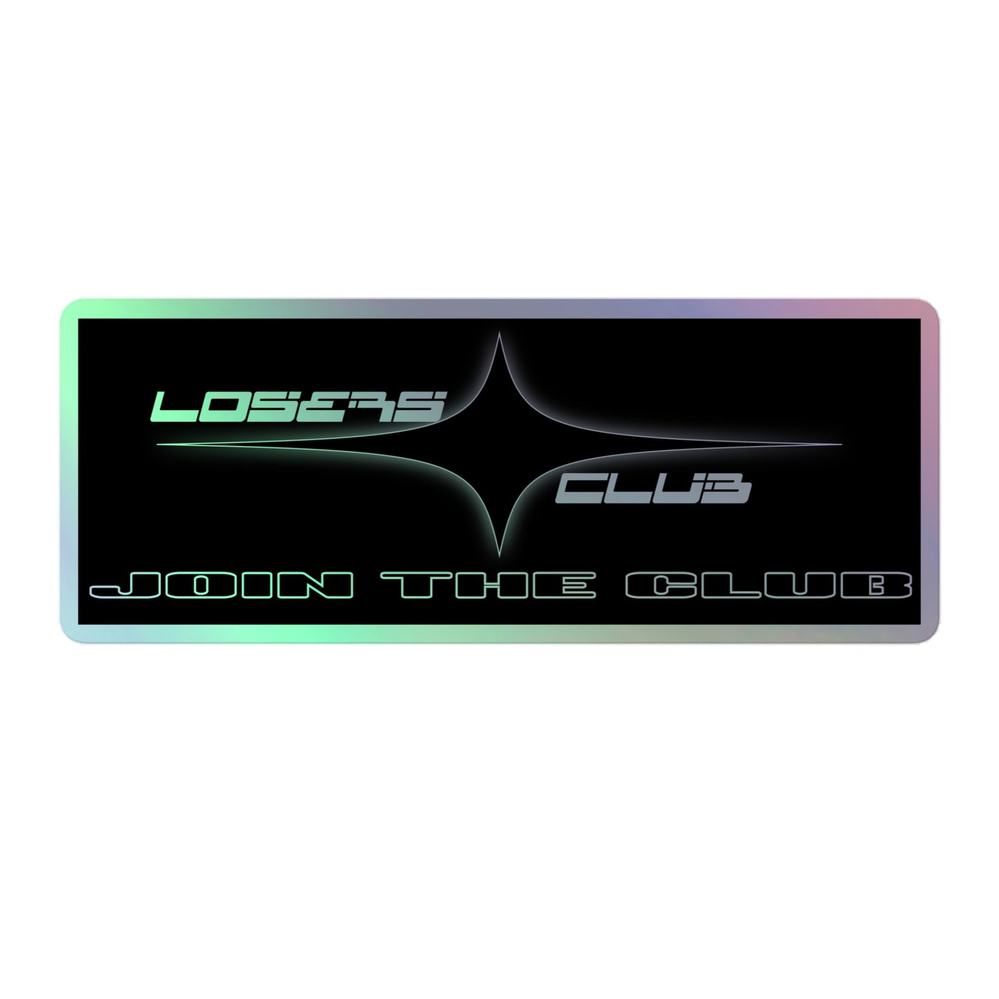 Join the Club Holographic stickers